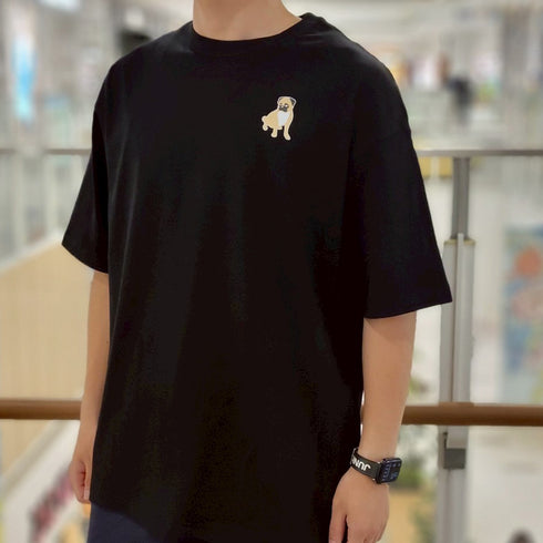 PUGビッグシルエット半袖TEE